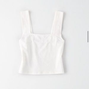 Square neck wide strap AE top